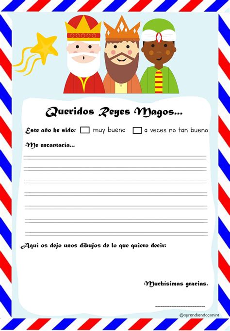 Cómo Hacer Una Carta Para Reyes Magos Mibbmemima ️