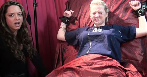 Lesbian Group Spit Humiliation