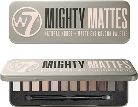 W Mighty Mattes Eyeshadow Palette Natural Nude Colours Flawless