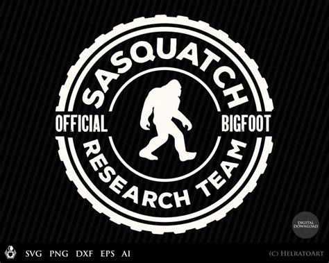 Bigfoot Svg Sasquatch Svg Yeti Svg Silhouette Sasquatch Svg
