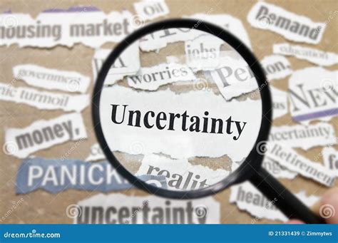 Uncertain future stock image. Image of recession, examine - 21331439