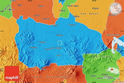 Political Map of Kab. Bogor