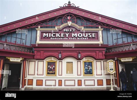 Mickey Mouse house in Disneyland, Paris, France Stock Photo - Alamy
