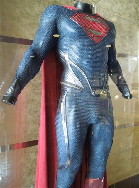 Hollywood Movie Costumes And Props Man Of Steel Superman Suit On
