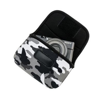 JJC OC R1YGR Neopreen Camera Pouch Camouflage Cameranu