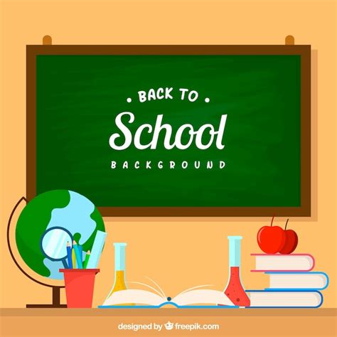 Free Vector Back To School Classroom Design