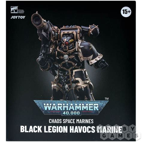 Фигурка JoyToy Warhammer 40 000 Chaos Space Marines Black Legion