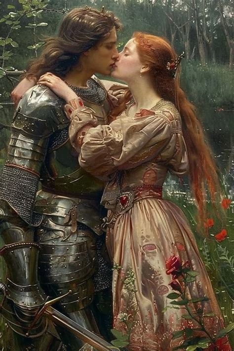 Lady and the Knight | Romantic art, Cute couple art, Fairytale art