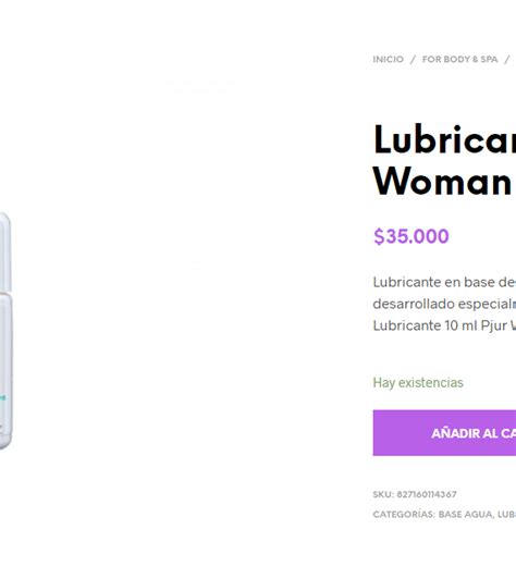 Lubricante Ml Pjur Woman Nude Divino Placer