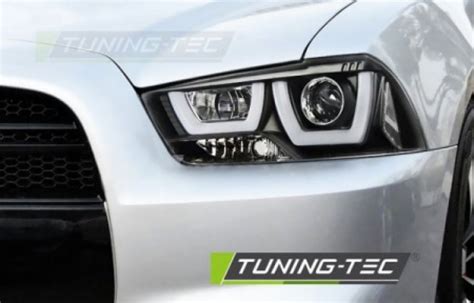 Led Angel Eyes Scheinwerfer F R Dodge Charger Lx Ii Schwarz Lti