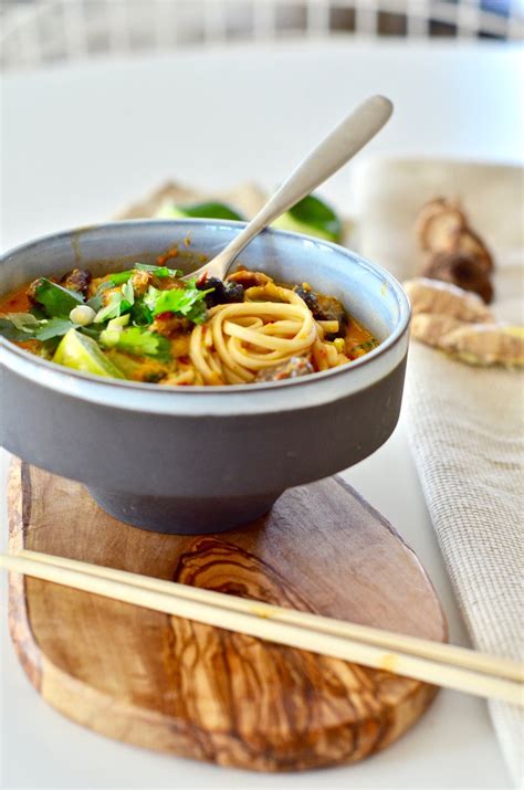 Vegetable Laksa Soup With Noodles Pure Kitchen