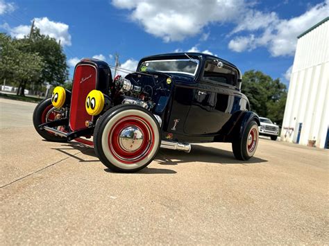 350 POWERED 1932 FORD 3 WINDOW COUPE HOT ROD Available For Auction AutoHunter 51055569