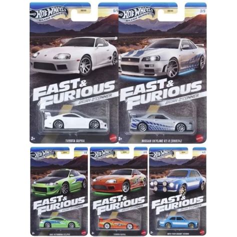 Jual Hot Wheels Series BRIAN O CONNER Fast Furious Nissan Skyline GTR BNR34 R34 TOYOTA