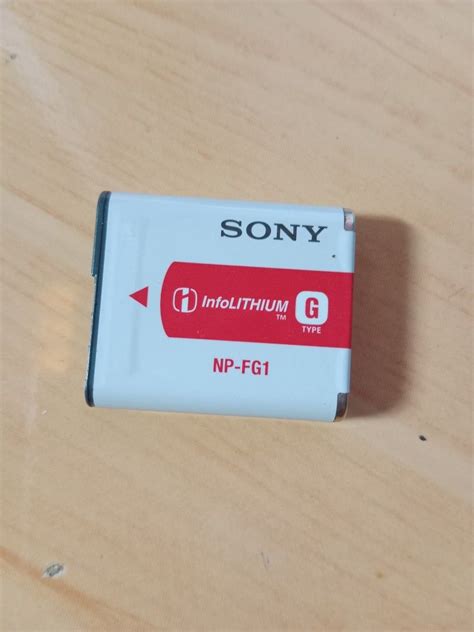 Sony Cybershot Camera Battery Np Fg1 Np Bg1 Battery Photography