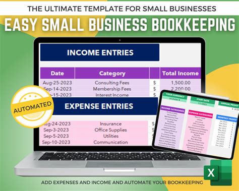 Ultimate Small Business Bookkeeping Tracker! – MyExcelOnline