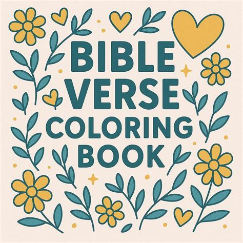 bible verse coloring book  relaxing simple coloring book printable