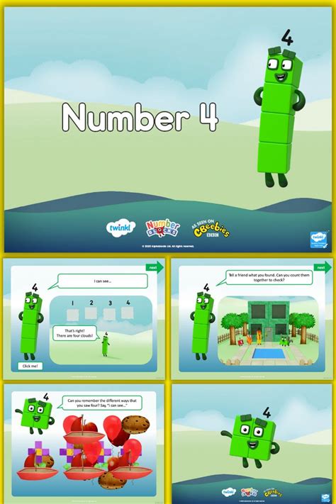 Numberblocks Number 4 PowerPoint