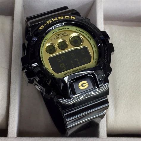 G Shock Dw6900 Black Gold Men Watch Jam Tangan Lelaki Lelong Murah Shopee Malaysia