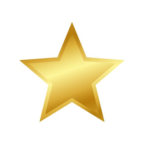 Golden Star Isolated Vector Icon Illustration 22743380 Vector Art at