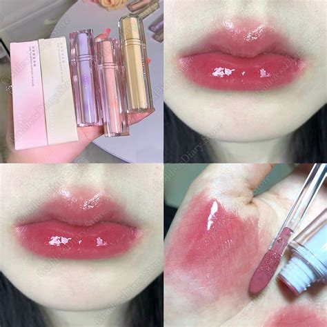 Crystal Mirror Lip Gloss Nude Non Stick Cup Lip Tint Long Lasting Waterproof Lipstick Shopee