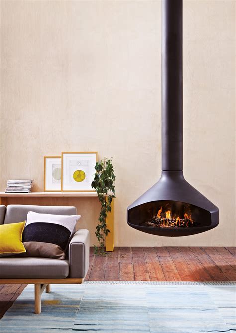 Best Modern Hanging Fireplace With DIY | Home decorating Ideas