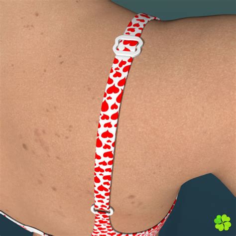 D Model Bikini Hearts Low Poly Vr Ar Low Poly Cgtrader