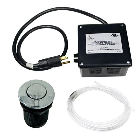 Garbage Disposal Air Switch in Polished Chrome-I5580-CP - The Home Depot