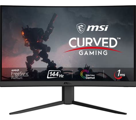 MSI Optix G24C4 Full HD 24" Curved LED Gaming Monitor - Black Fast ...