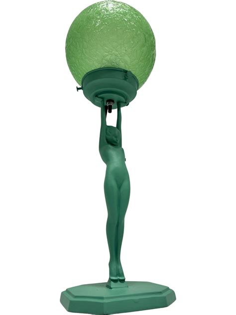 Frankart L210 Nude Sculptural Table Lamp With Stepped Shade For Sale At