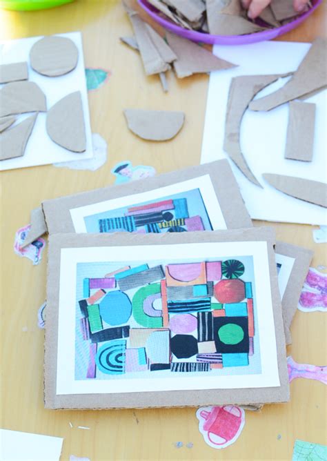 Recycled Shape Art Easy Art Projects For Kids Meri Cherry