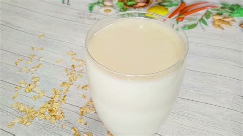 Как приготовить ПОЛЕЗНОЕ И ВКУСНОЕ ОВСЯНОЕ МОЛОКО Овсяный напиток ...