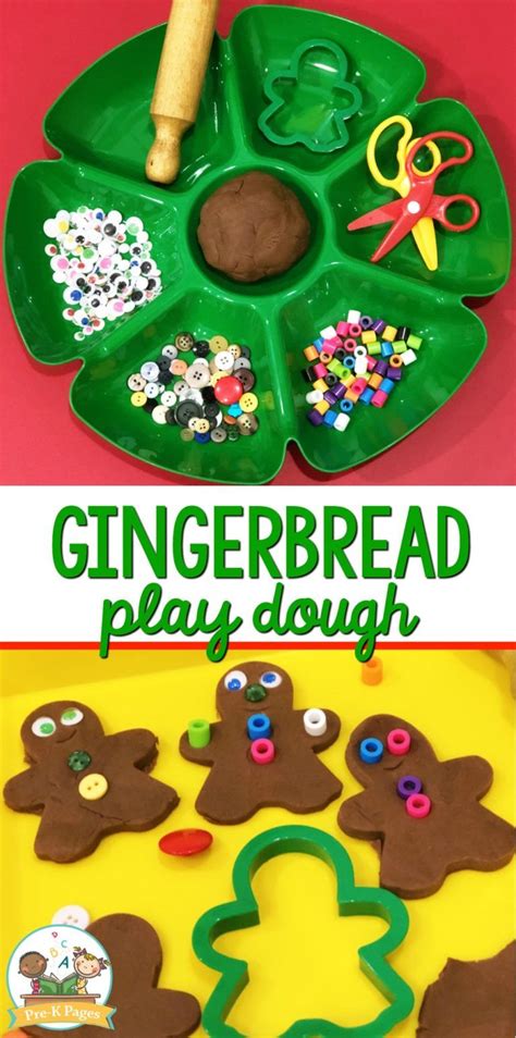 Gingerbread Playdough Recipe For Preschool Gingerbread Man Preschool