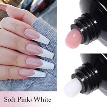 Lilycute Ml Quick Extension Nail Gel Vernis Semi Permanent Acrylic Crystal White Clear Nude Gel
