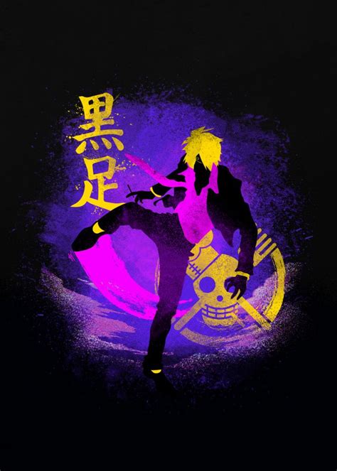 Sanji Poster By Hyper Twenty Displate Manga Anime One Piece