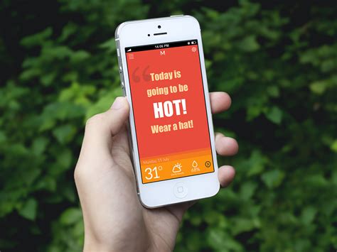 Weather App Mockup On Behance