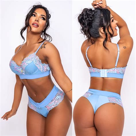Molde De Conjunto De Lingerie Estefane Escola De Moda E Beleza