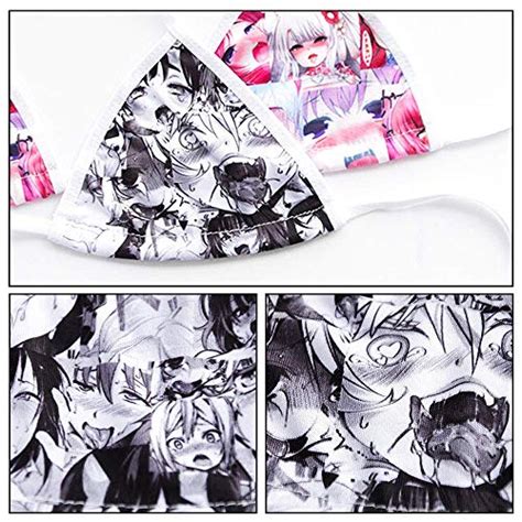 Anime Bikini Ahego Face Thong Bikini Japanese Kawaii Lolita Cosplay Bra And Panty Set On Galleon