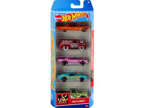 Hot Wheels Pack 5 Vehículos de Juguete Mattel 1806 Juguetilandia