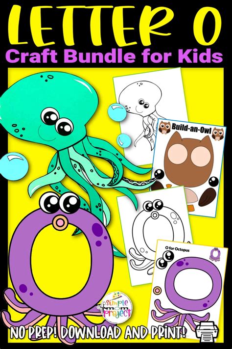 Fun Letter O Craft Bundle Simple Mom Project Store