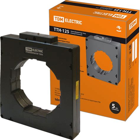 Трансформатор тока TDM ТТН 125/2500/5-15VA/0,5S-Р SQ1101-1172 ...
