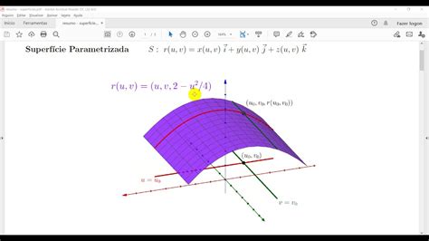 Superfícies Parametrizadas introdução 1 YouTube