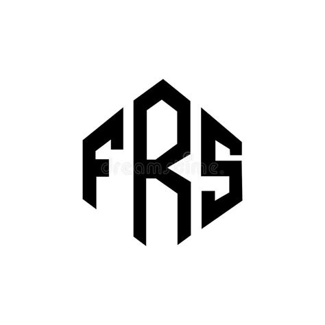 Diseño Del Logotipo De La Letra Frs Con Forma De Polígono Diseño De