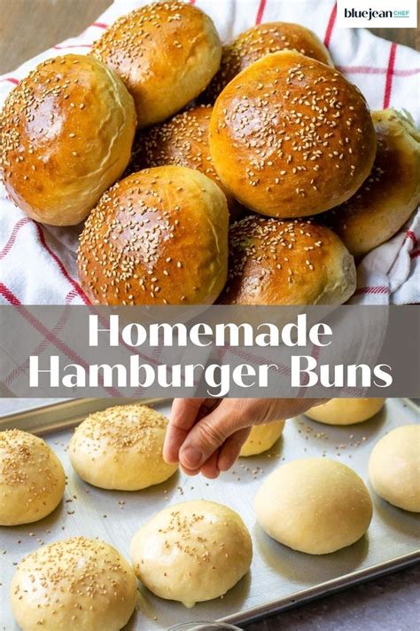 Homemade Soft Hamburger Buns Blue Jean Chef Meredith Laurence