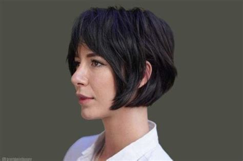 18 Coolest Jaw Length Choppy Bob With Bangs For A Mod Look