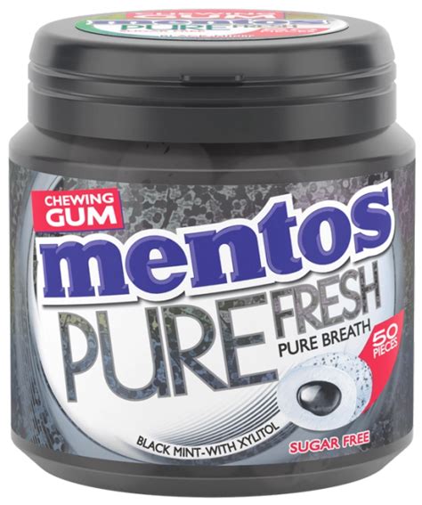 Mentos Gum Pure Fresh Black Mint Mentos Nederland
