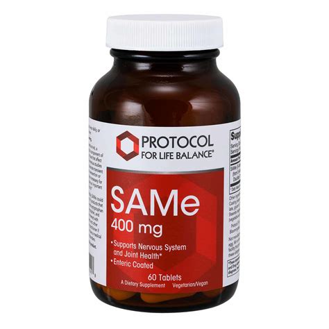 SAMe 400mg - 60 tablets - Spectrum Supplements