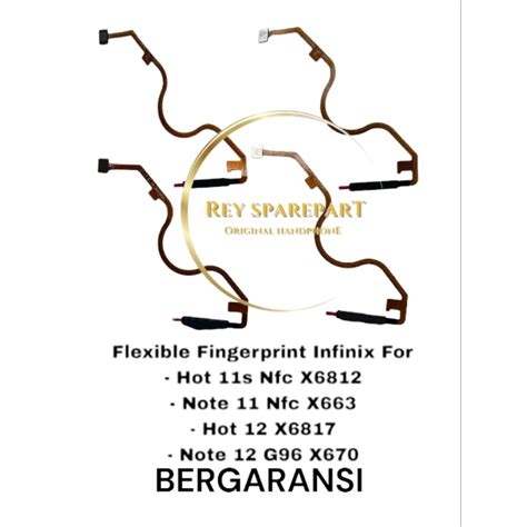 Jual Sidik Jari Infinix Hot Note Note NfC NOTE Pingerprint Original Tested