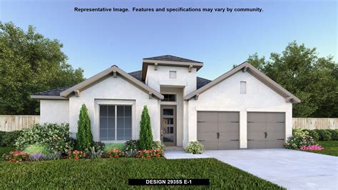 2935S Plan At Meadows Of Mill Creek 60 In Seguin TX By Perry Homes