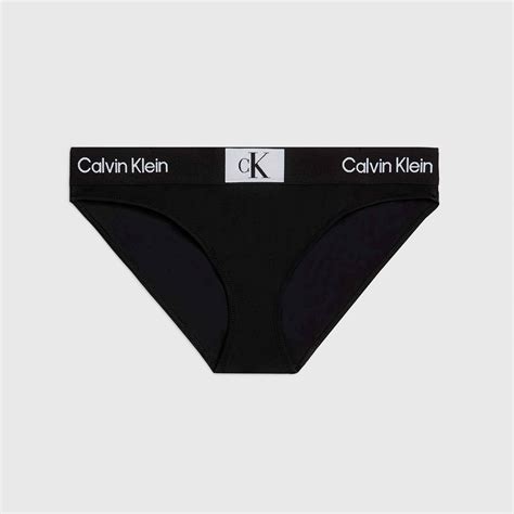 Calvin Klein 1996 Kadın Siyah Bikini Altı KADIN İç Giyim SuperStep