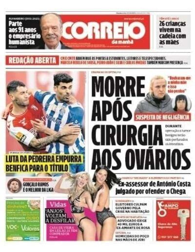 Cm De Hoje Capas Correio Da Manh